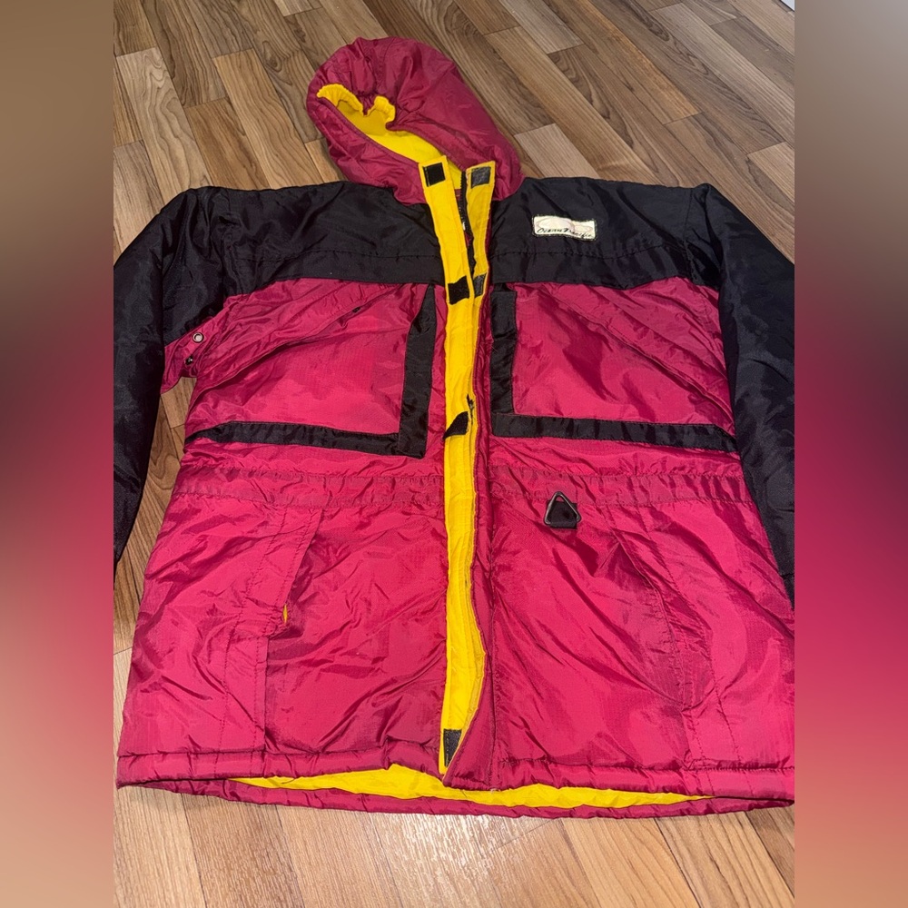 Kids Two-Tone Hooded Jacket op 14/16 vintage
